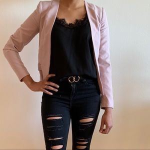 Blush Mauve Blazer Jacket - Professional